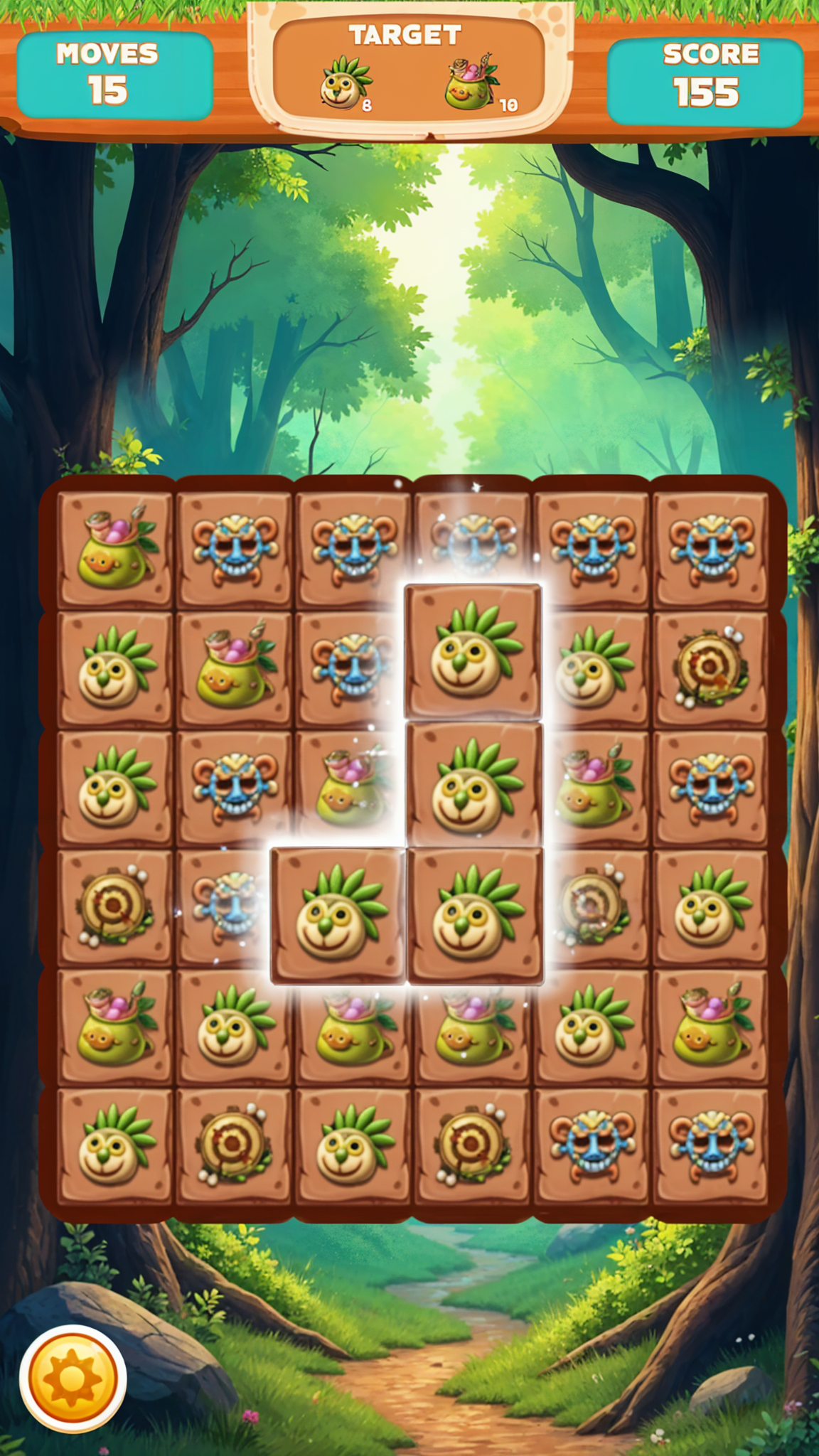 Cuplikan Layar Game Jungle Quest - Matching Puzzle
