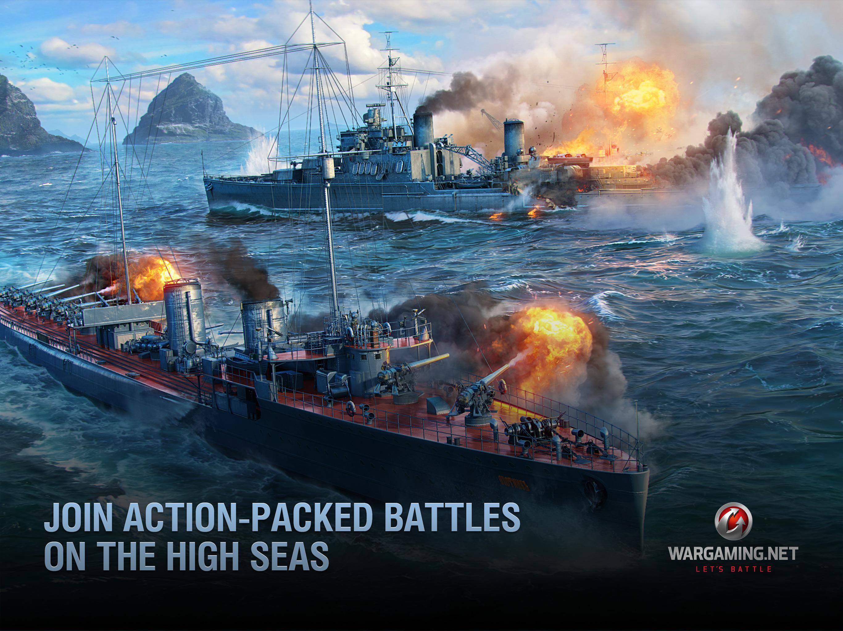 Cuplikan Layar Game World of Warships Blitz War