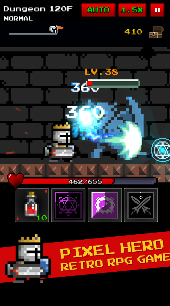 Grow Dungeon Hero VIP Game Screenshot