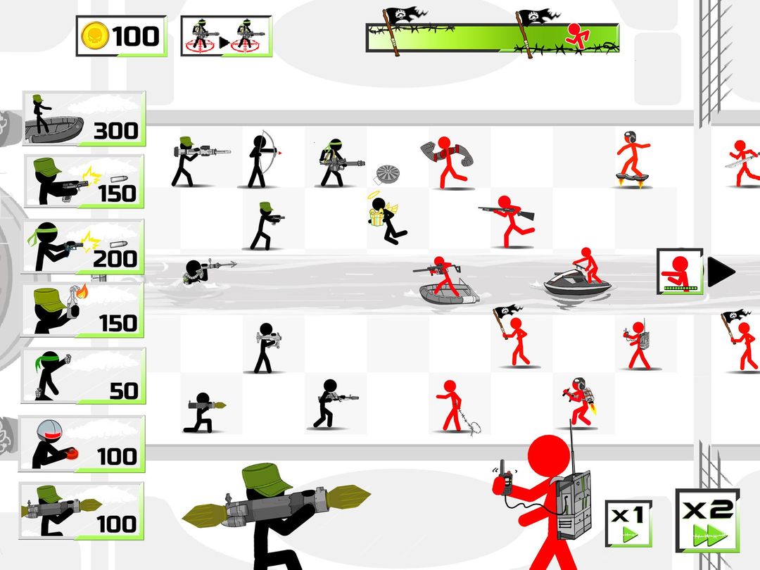 Screenshot of Stickman Army : The Defenders