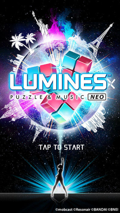 LUMINES パズル&ミュージック NEO 게임 스크린샷