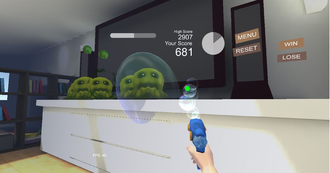 Screenshot of GermBuster VR