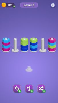 Color Nut Sort Game Screenshot