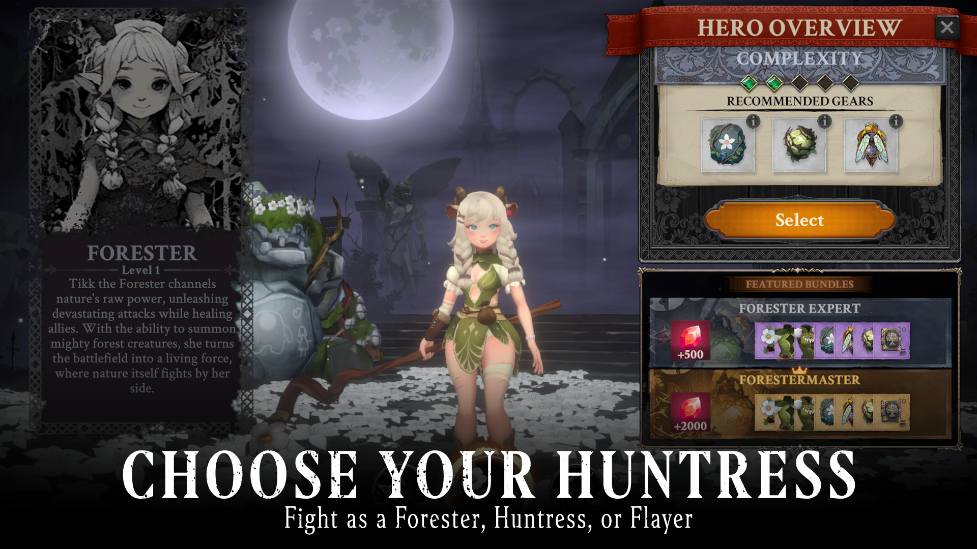 Soul Huntress: Offline Games Game Screenshot