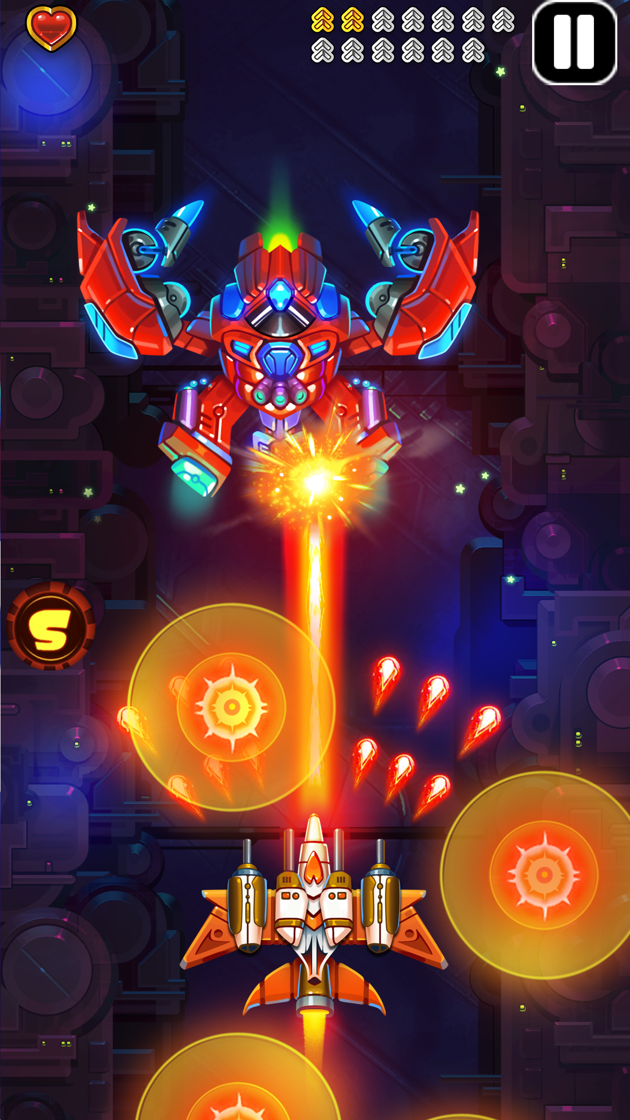 Galaxy Wing: Ace Shooter Game Screenshot