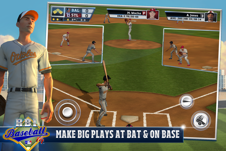 Cuplikan Layar Game R.B.I. Baseball 14