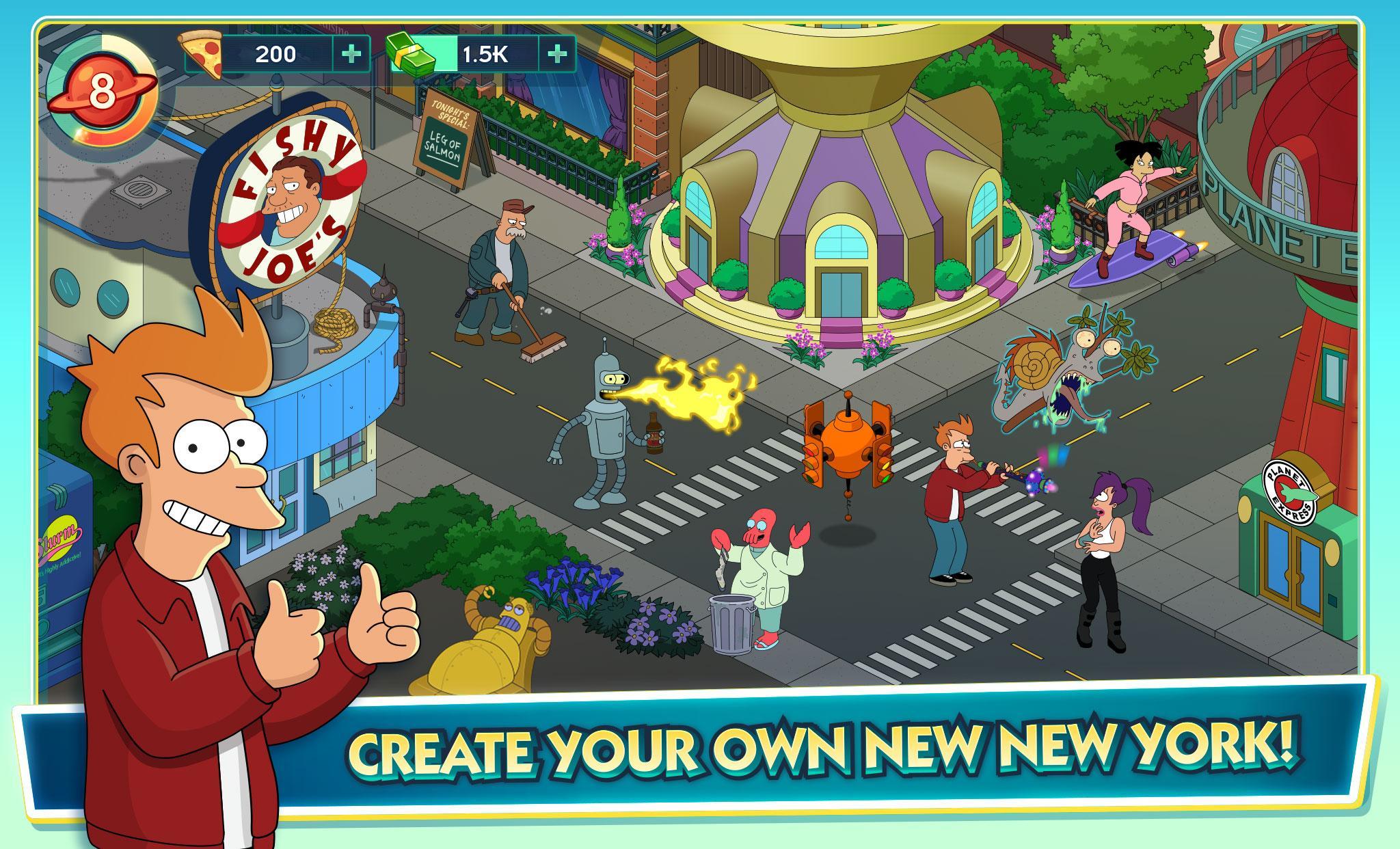 Futurama: Worlds of Tomorrow 遊戲截圖