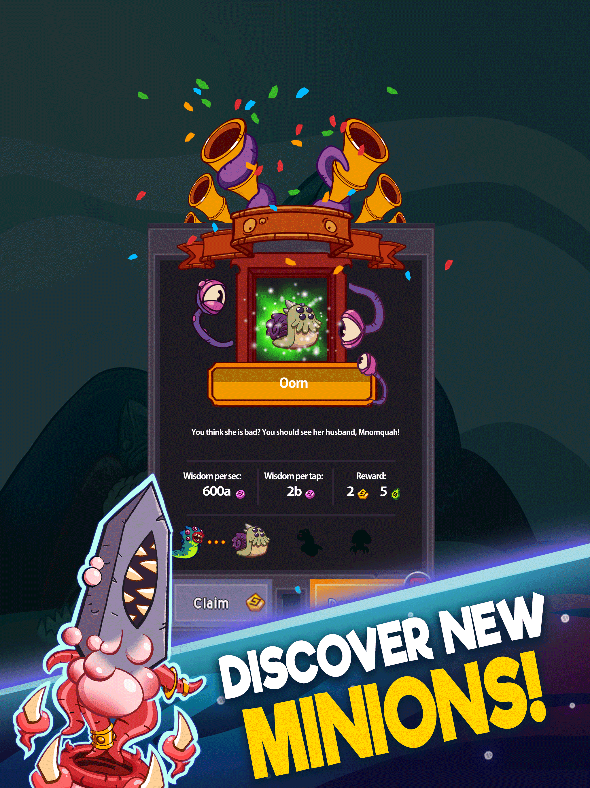 Tap Temple: Monster Clicker ภาพหน้าจอเกม
