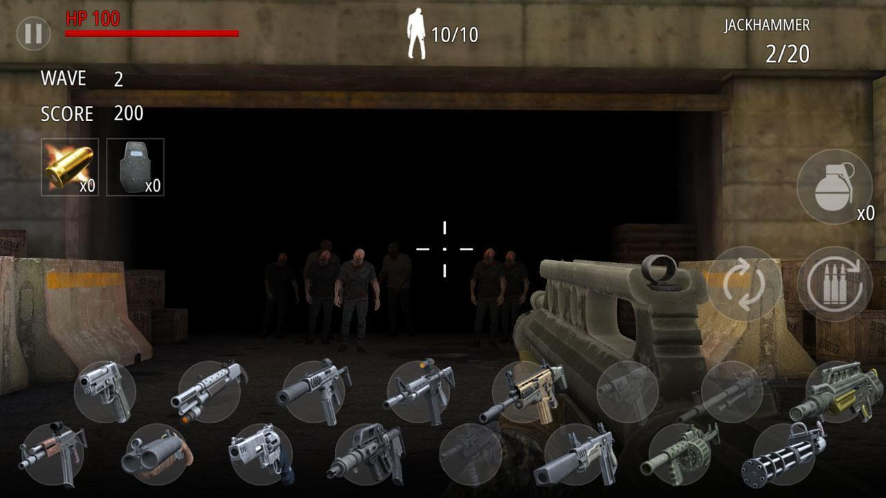 Screenshot of Zombie Fire