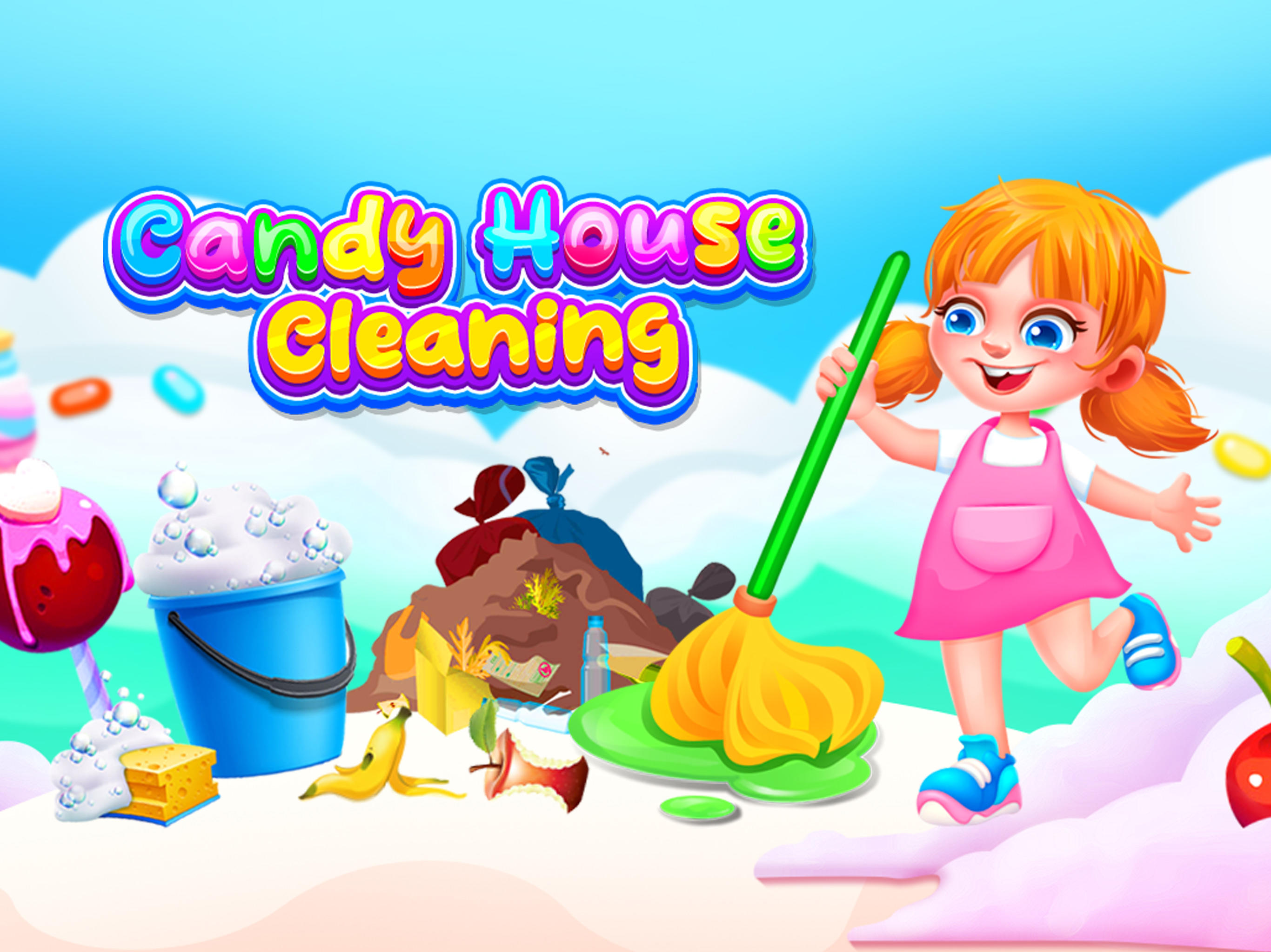 Sweet Candy House Cleaning 게임 스크린샷