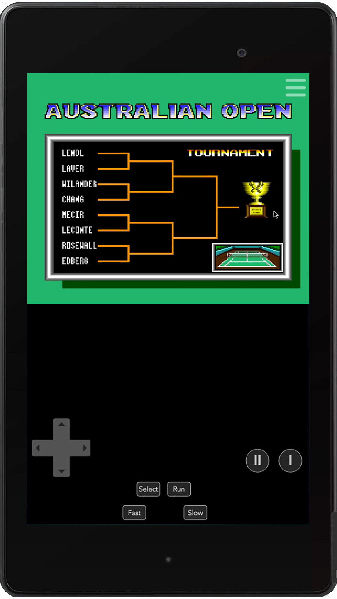 Final Match Tennis PCE Game Screenshot