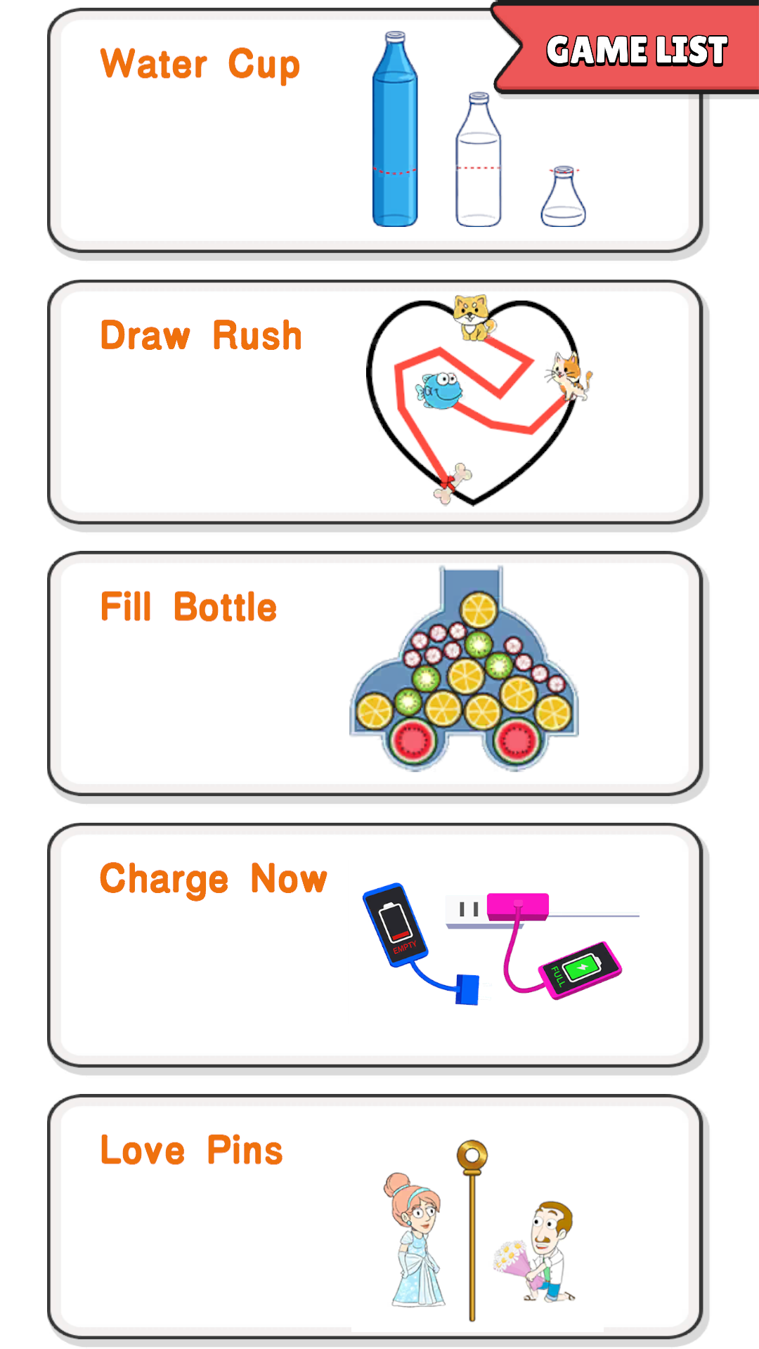 Fill The Bottle Game Screenshot