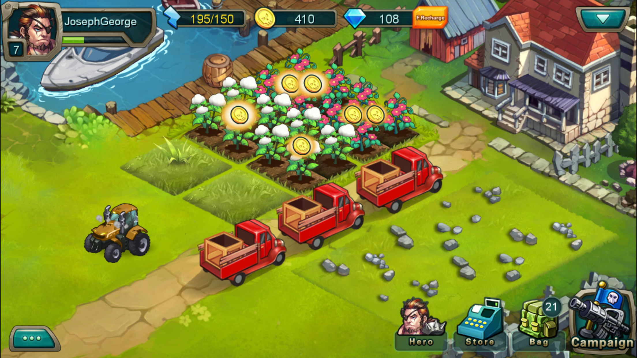 Cuplikan Layar Game Zombie Striders