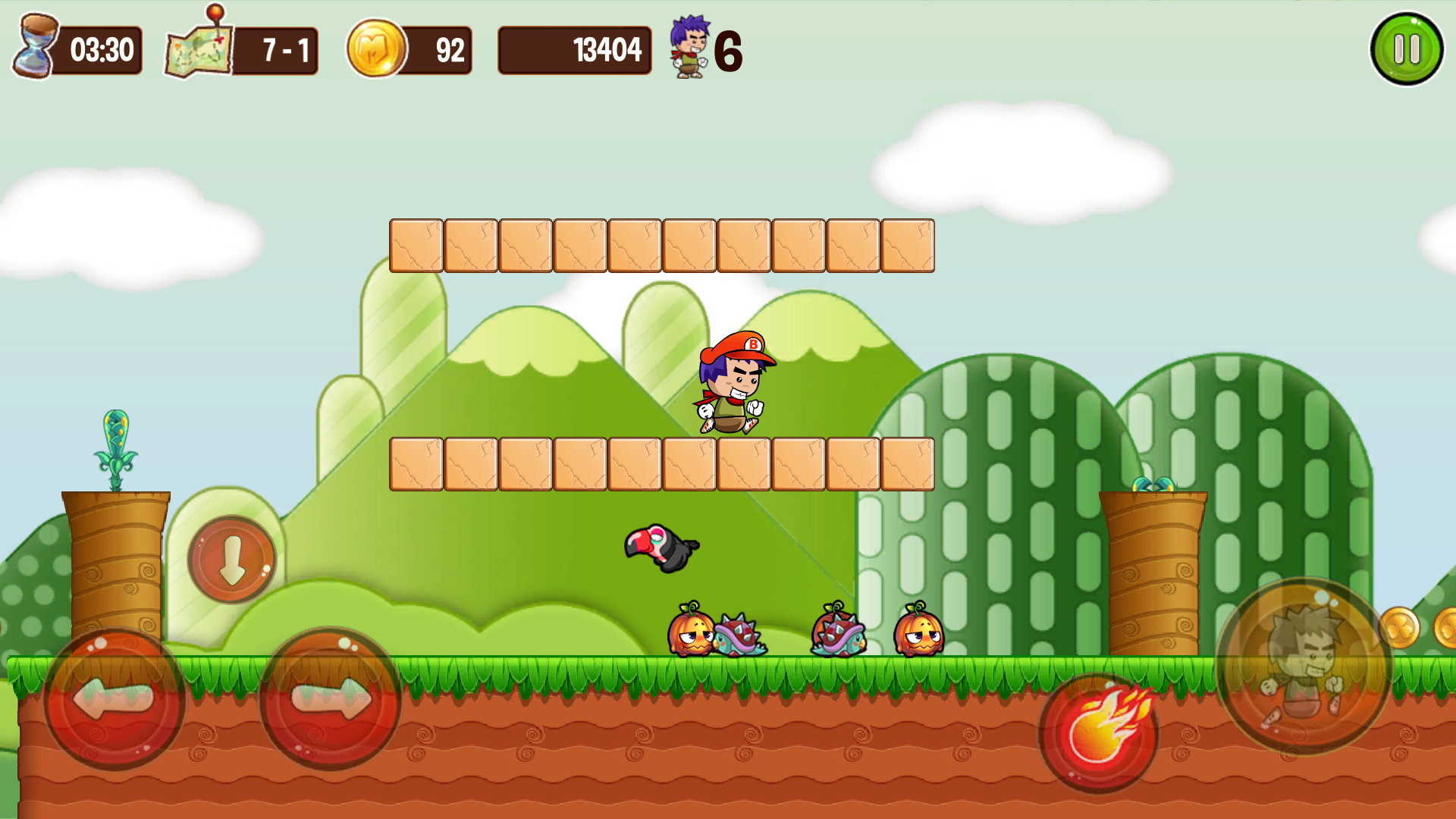 Super Jungle World ゲームのスクリーンショット