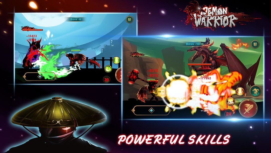 Screenshot of Demon Warrior: Stickman Shadow