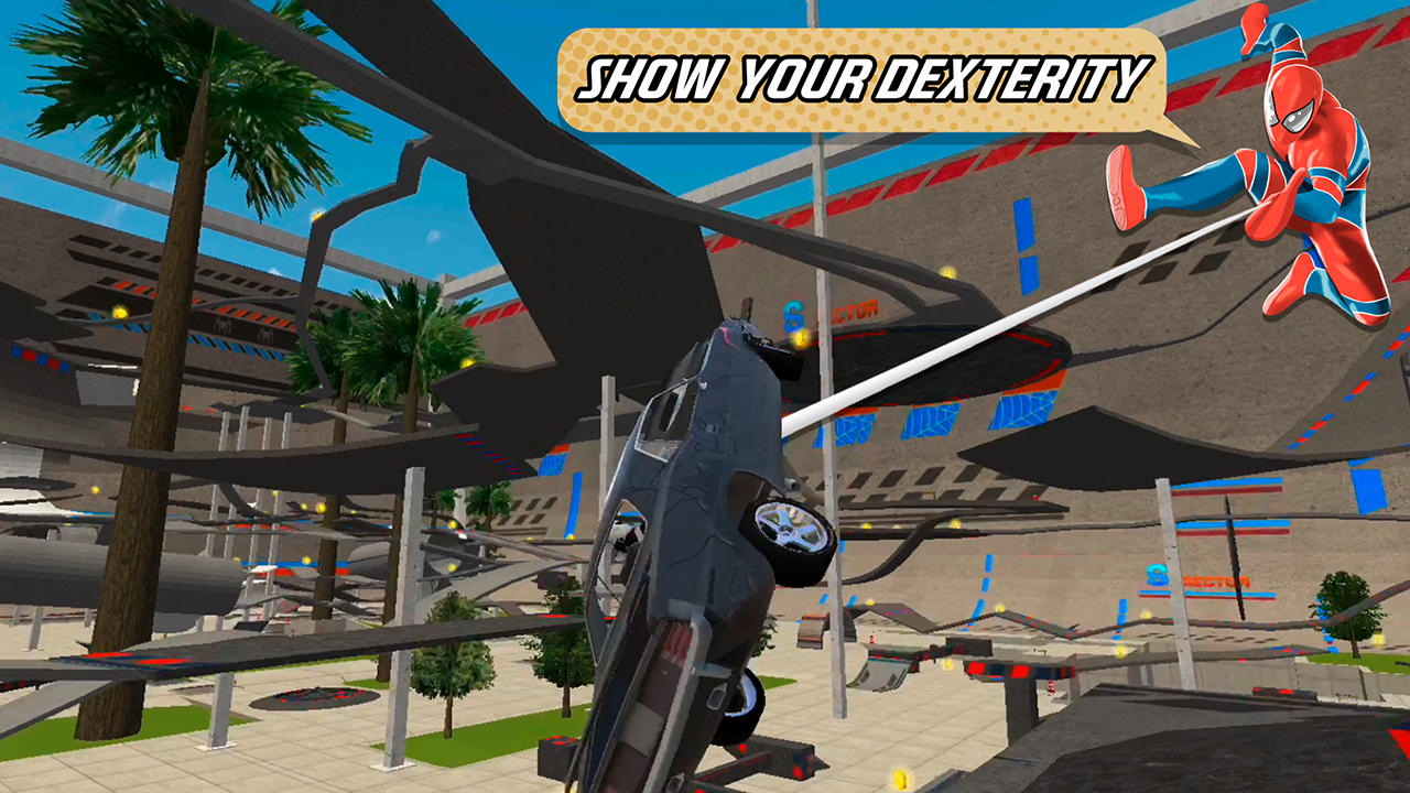 Spider Car Crash Game Screenshot
