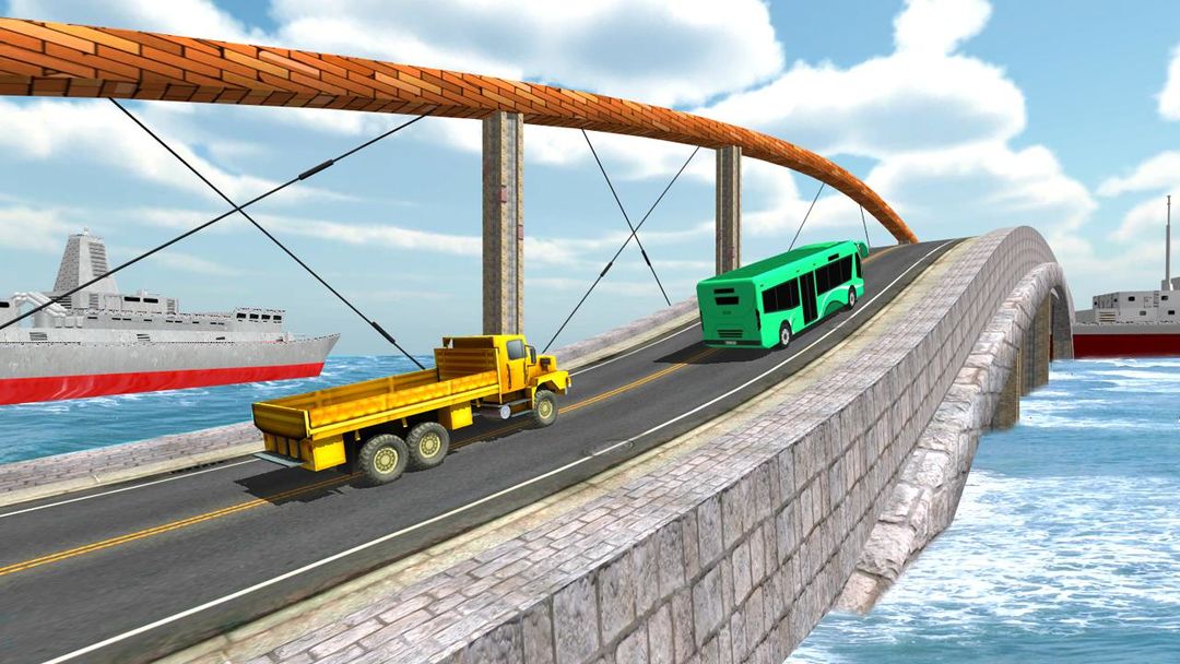 Truck Vs Bus Racing screenshot game