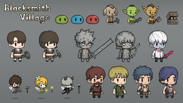 Cuplikan Layar Game Blacksmith Village