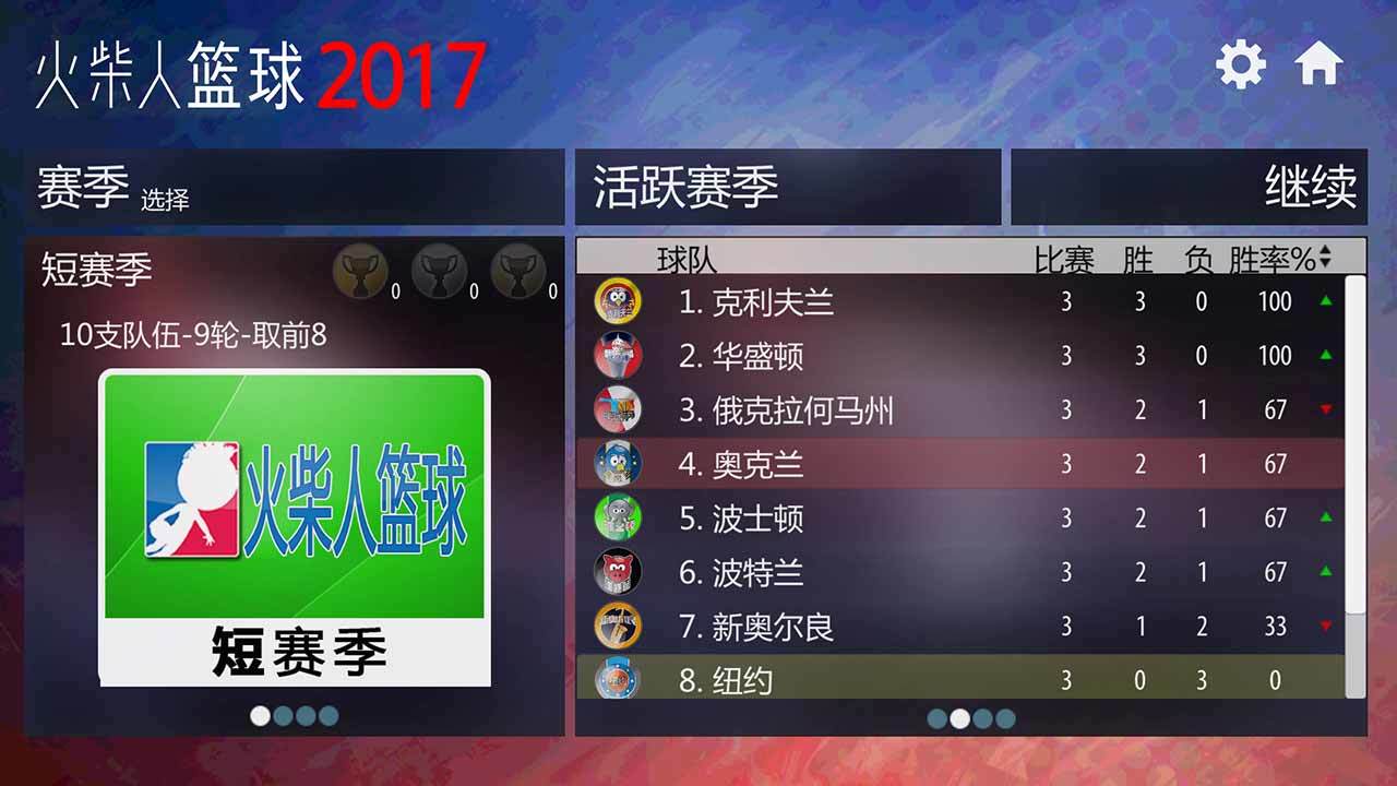 Скриншот игры 火柴人篮球2017