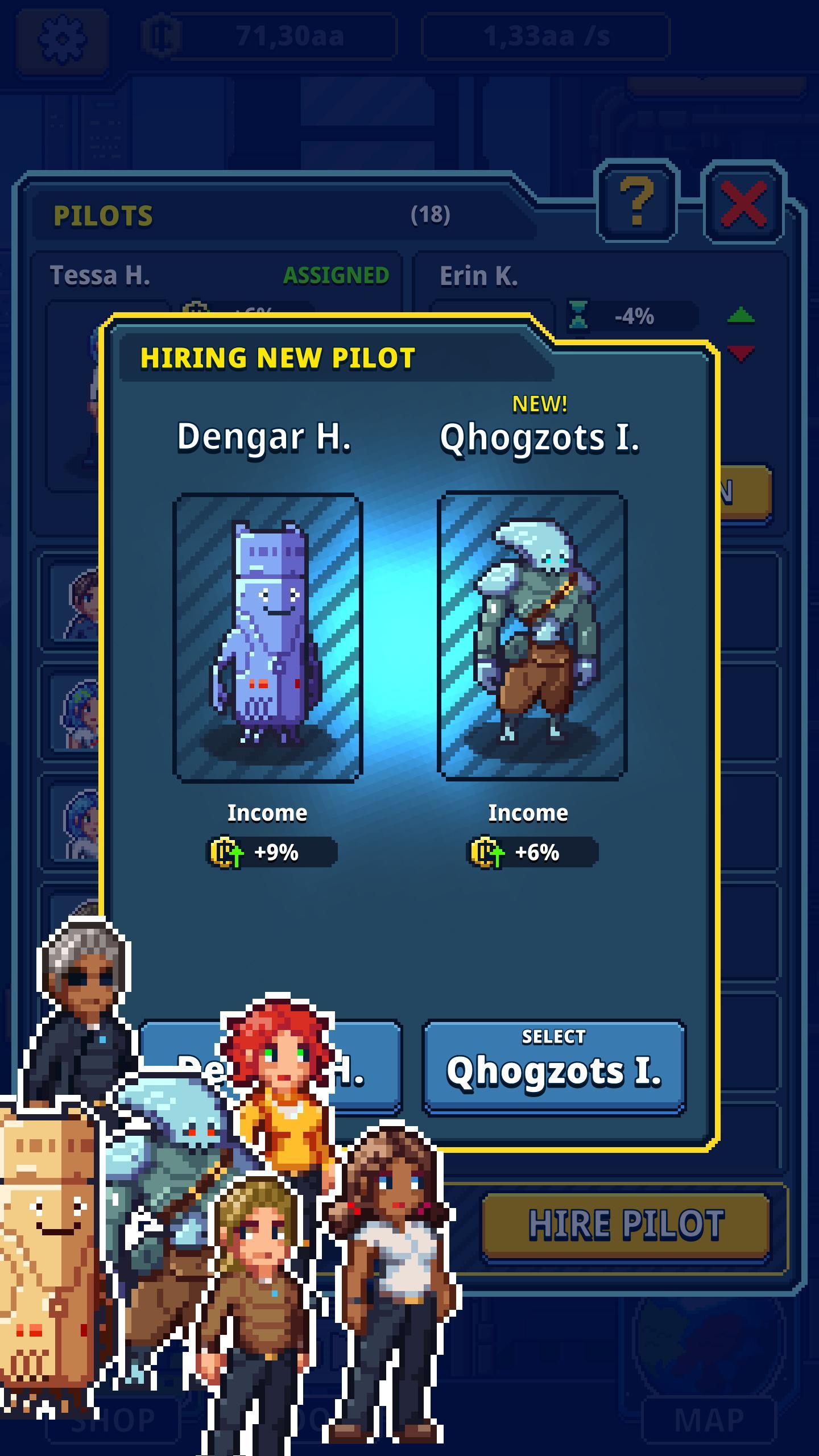 Idle Space Manager Game Screenshot