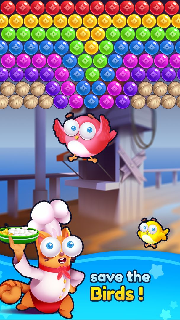 Screenshot of Bubble Shooter - Kitten Games