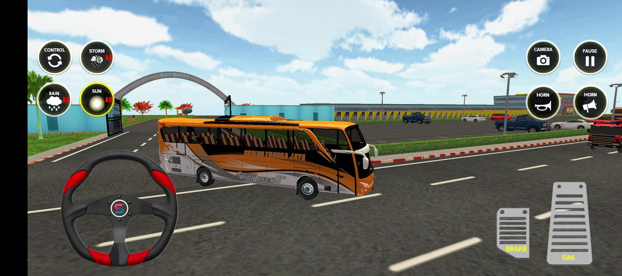 Euro Bus Driver Simulator 3D Game Screenshot