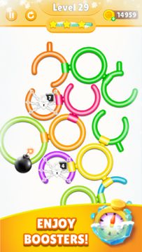 Rotate ring color puzzle Game Screenshot