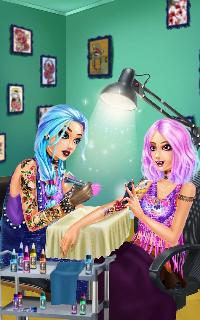 Punk Princess - Tattoo Design screenshot game