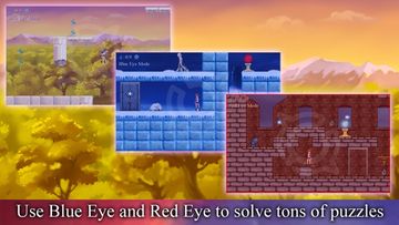 Eyez spatial puzzle platformer Game Screenshot