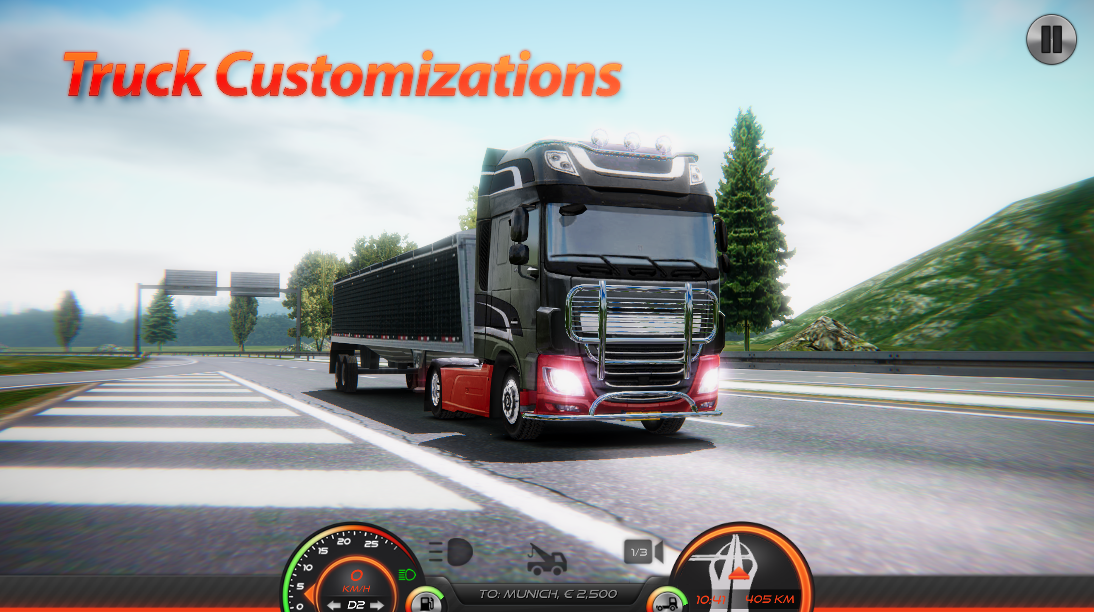 Truckers of Europe 2 Game Screenshot