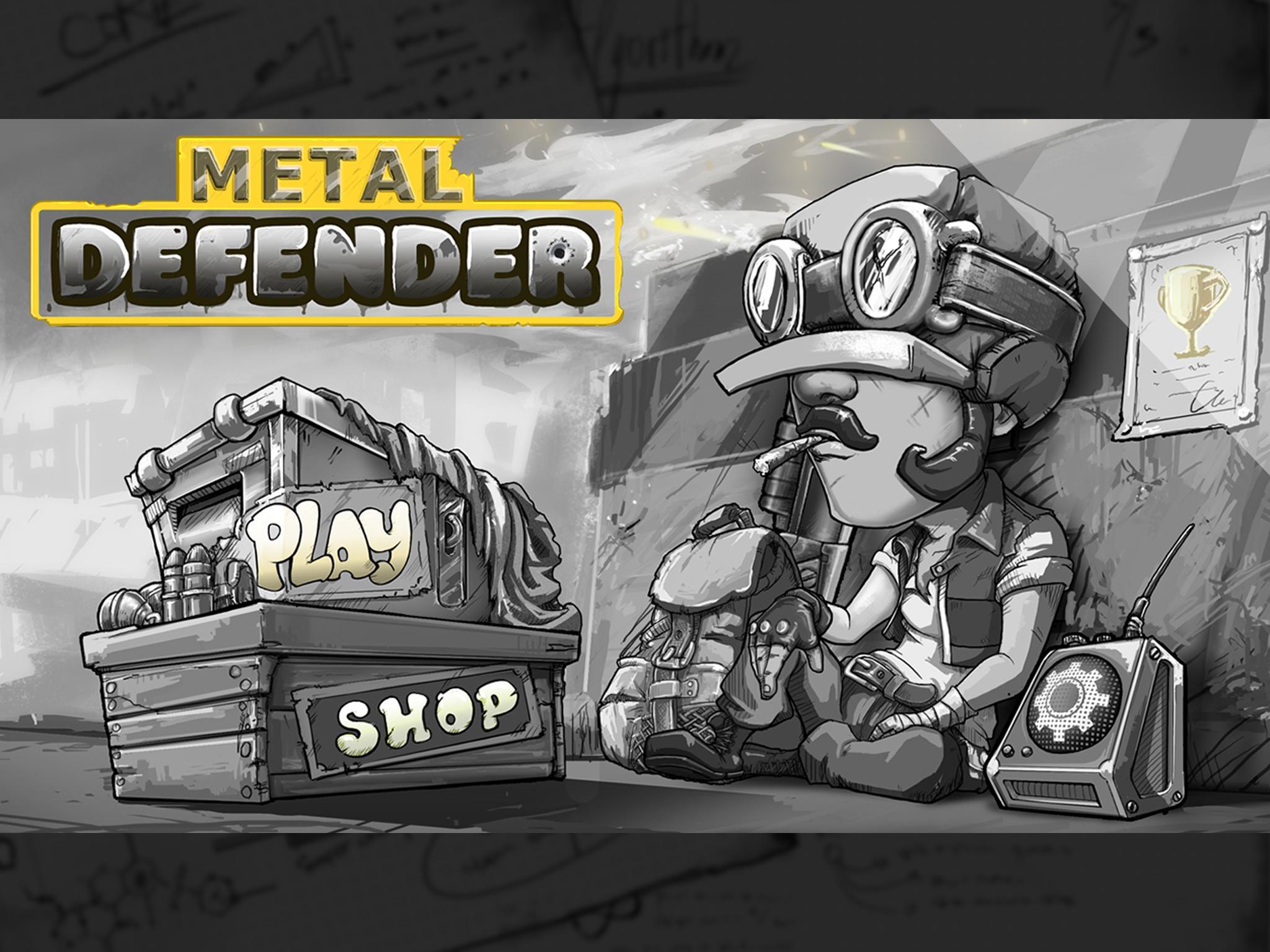 Metal Defender: Battle Of Fire Game Screenshot