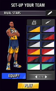 Rival Stars Basketball Game Screenshot