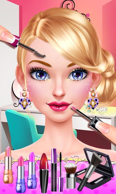 Glam Doll Salon: First Date 2 screenshot game