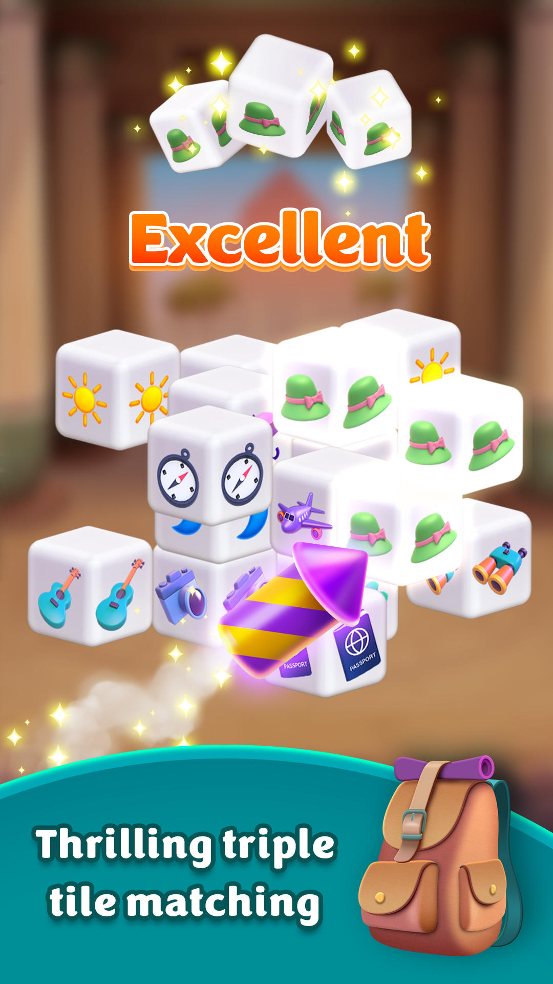 Journey Match - 3D Puzzle Cube ภาพหน้าจอเกม