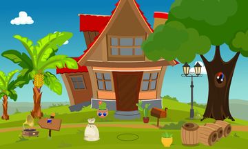 Cat Rescue From Mushroom House Best EscapeGame-363 遊戲截圖