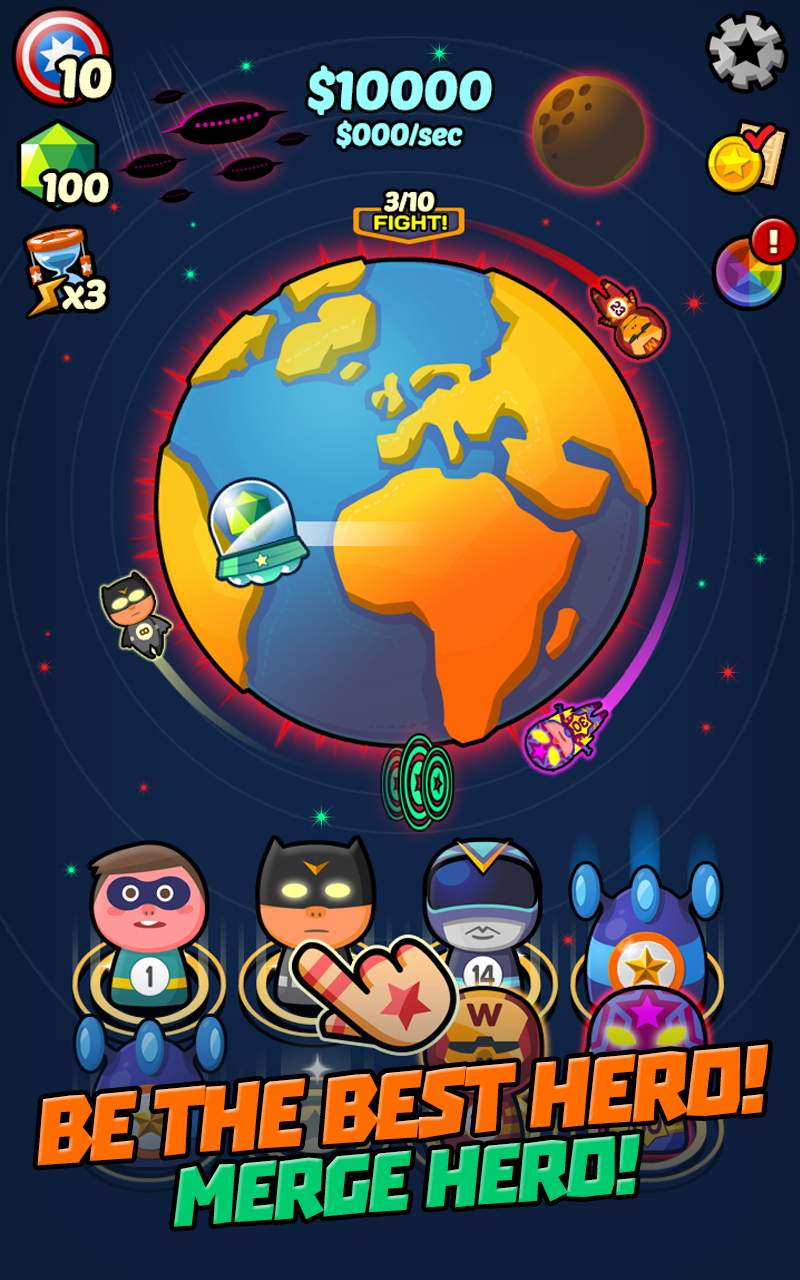 Merge Hero : Idle Casual Game Game Screenshot