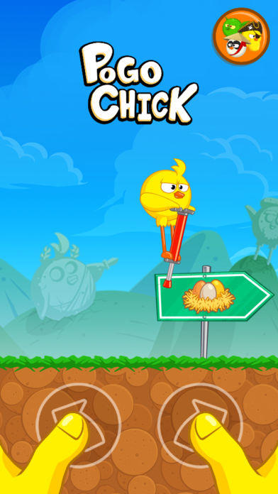 Pogo Chick Game Screenshot