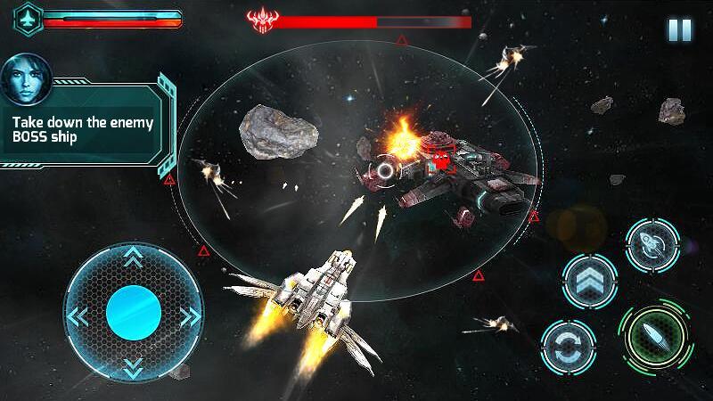 Screenshot of Galaxy Strike 3D