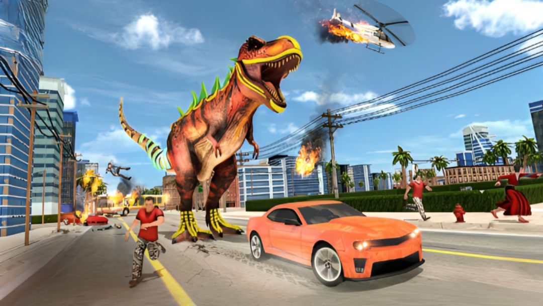 Dino Run 3D - Dinosaur Race (The Jurassic Giant Rush) - Gaming