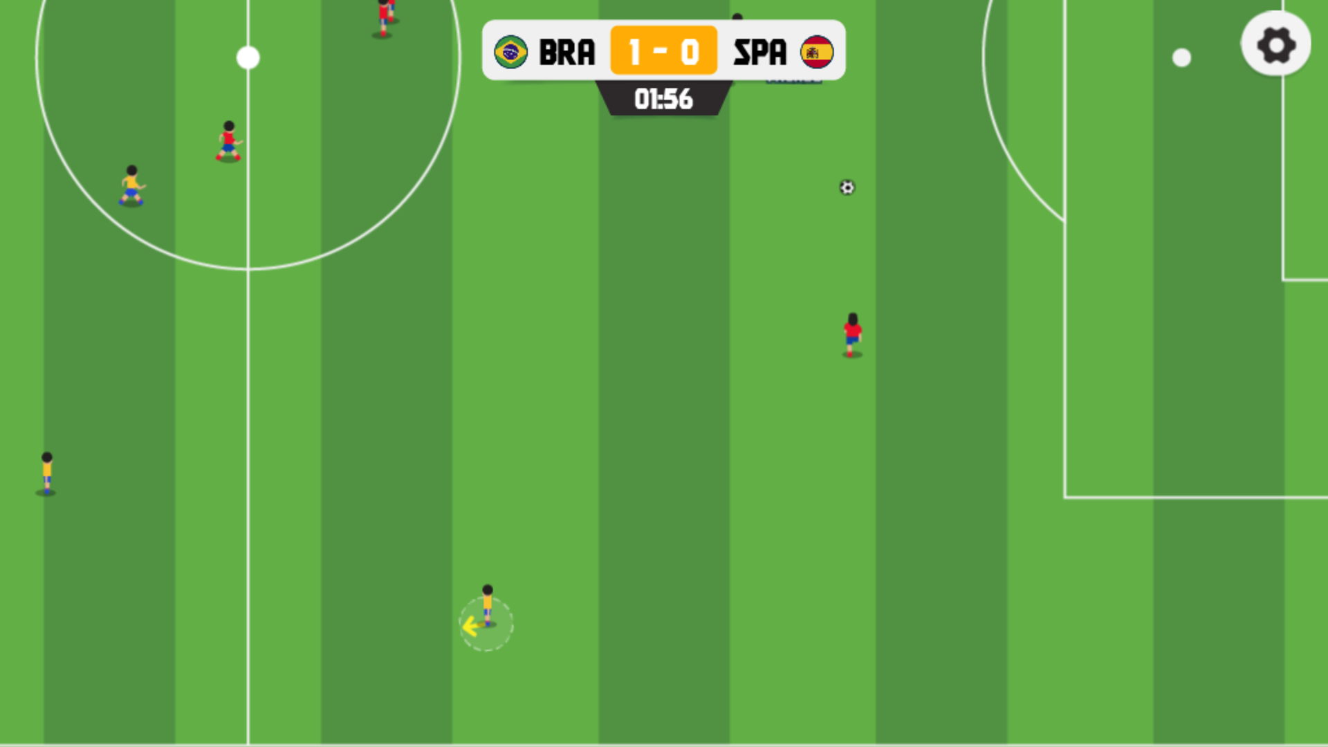 Screenshot of Kick Off Soccer