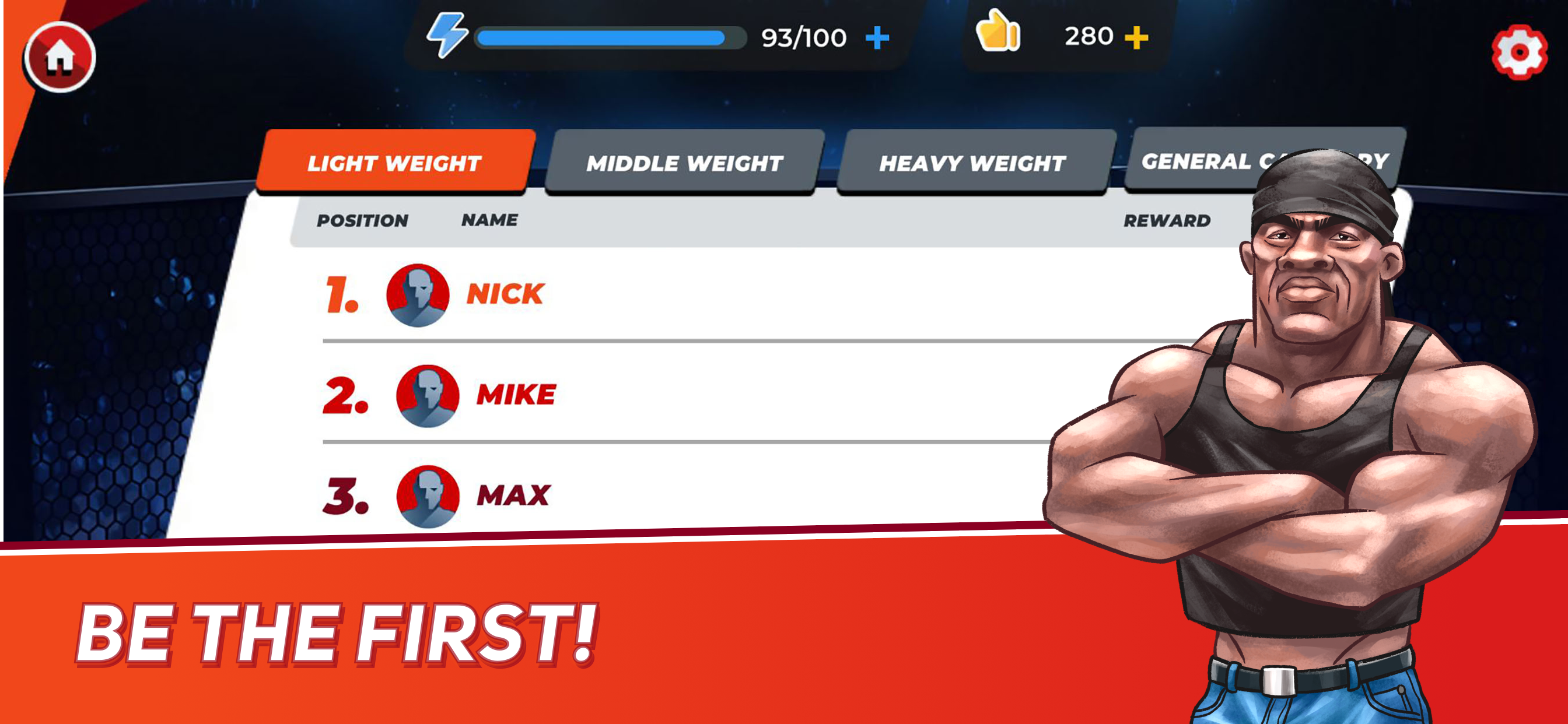 POP MMA Fighting game Game Screenshot