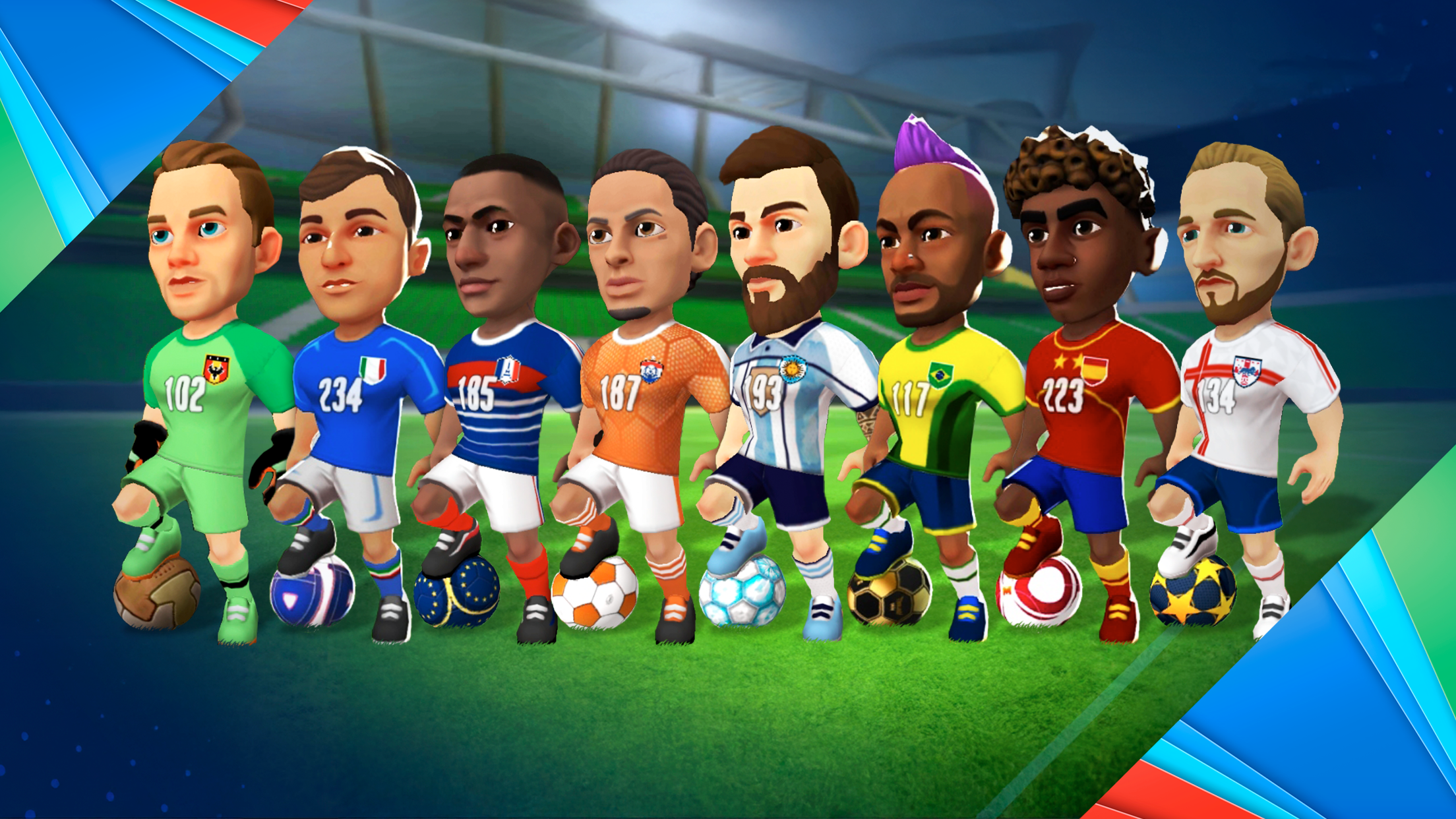 Скриншот игры Mini Football - Soccer Games