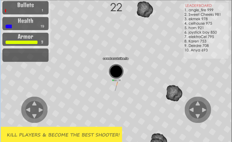 Скриншот игры Soldier.io for Gats.io