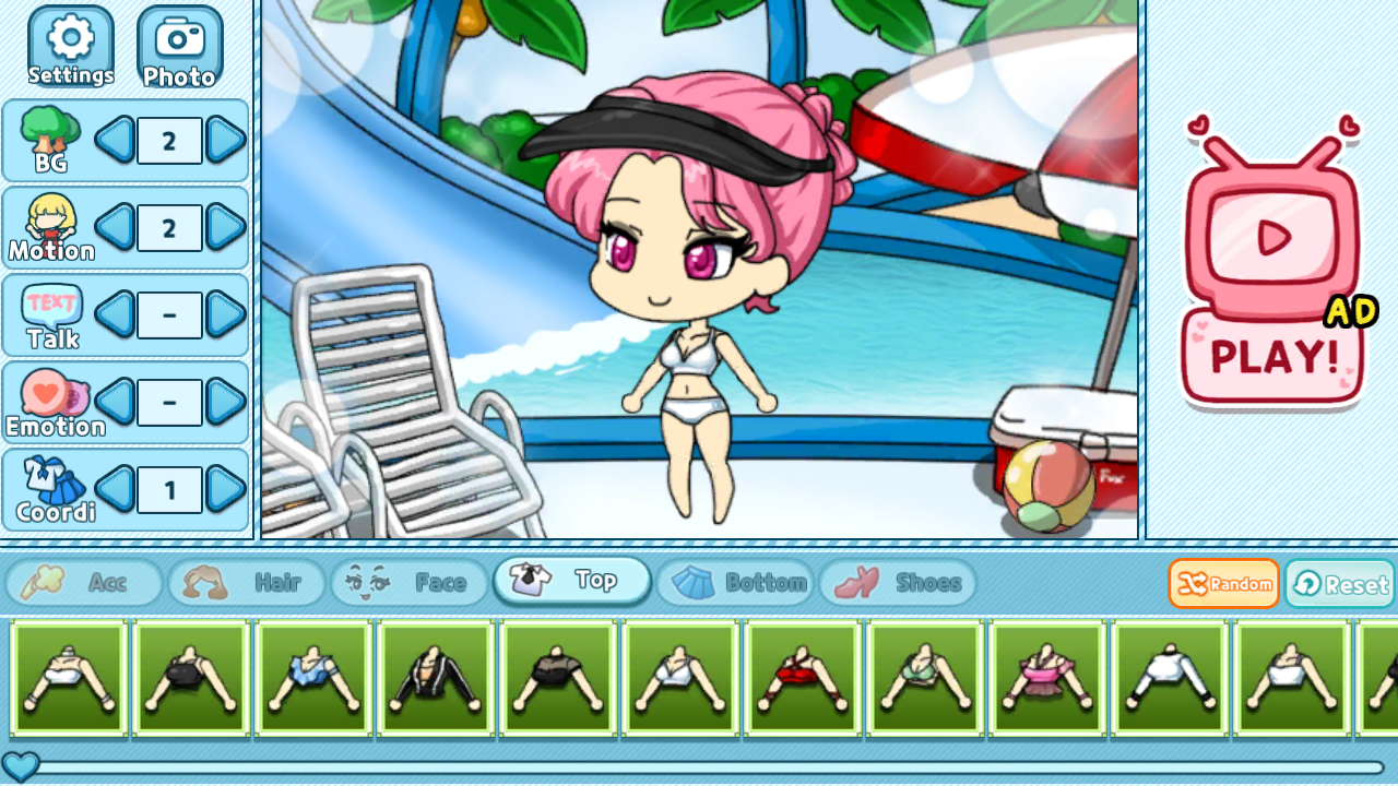 Screenshot 1 of Bella ragazza del parco acquatico: travestimento 2.0.4