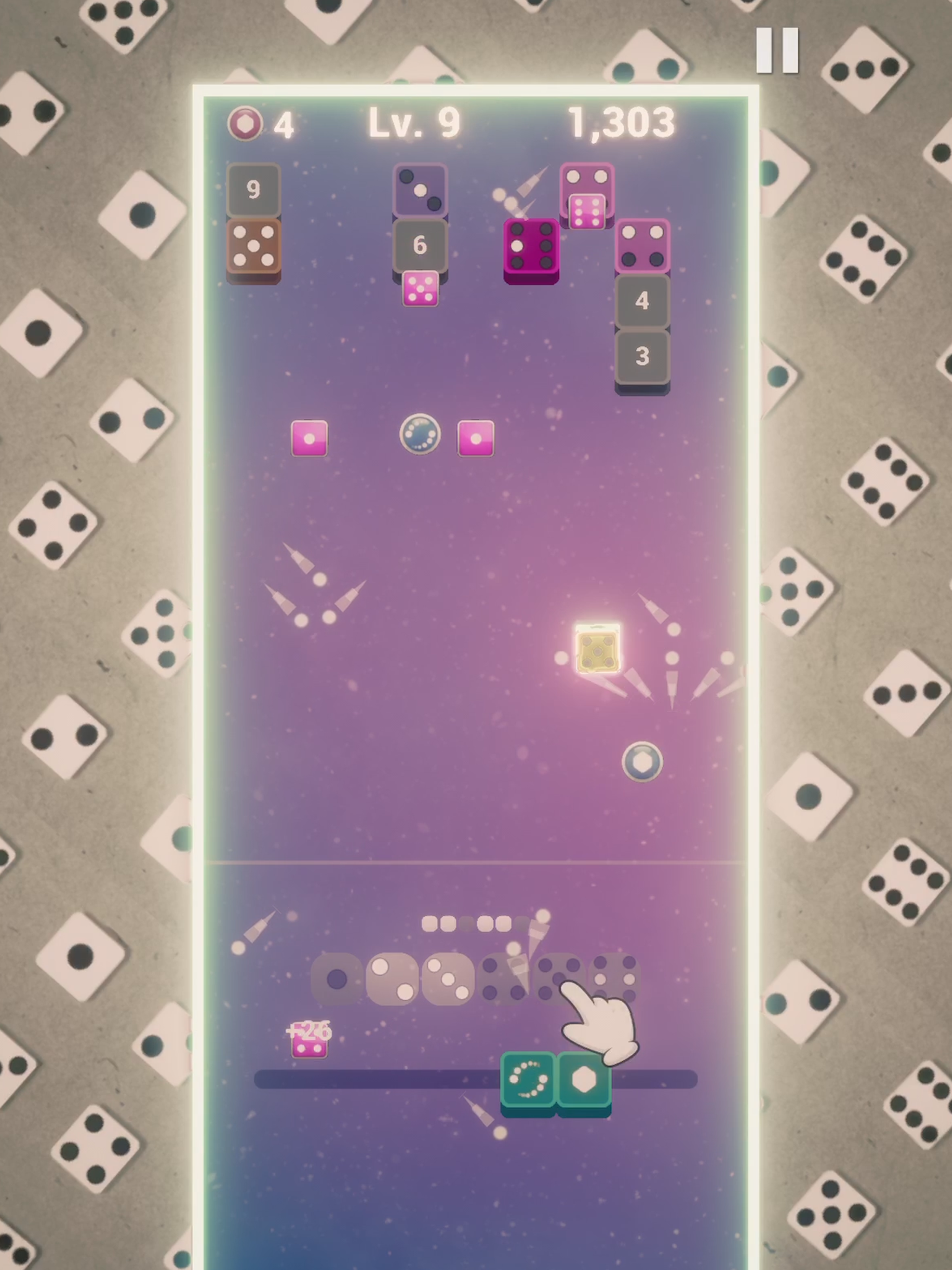 DBB  - Dice Brick Breaker Game Screenshot