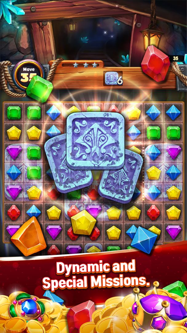 Jewels Crush Temple Quest screenshot game
