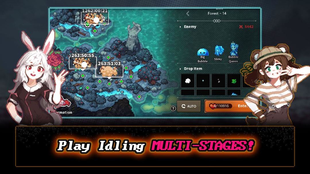 Screenshot of MildTini - Pixel Monster Town