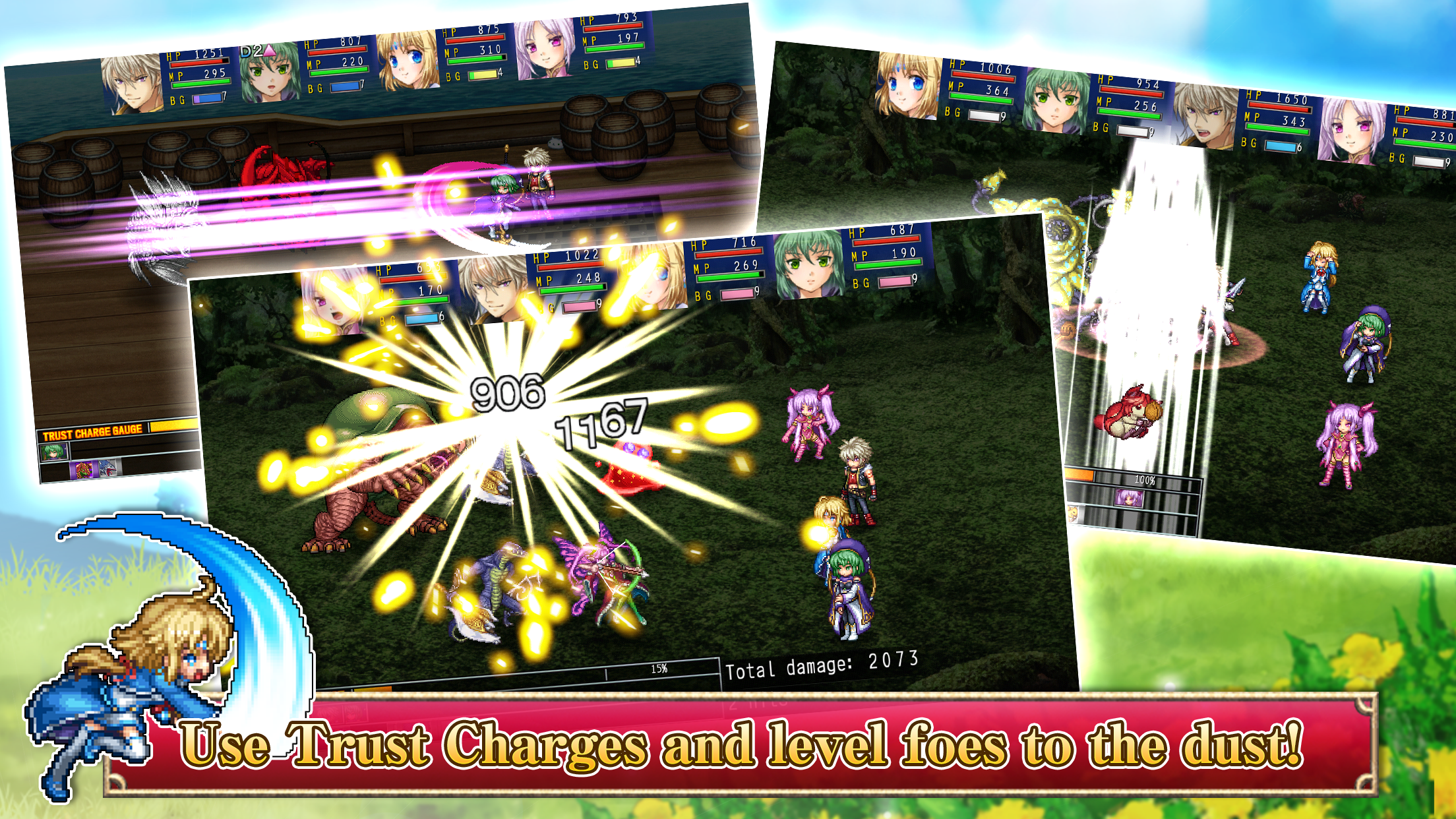 Cuplikan Layar Game RPG Asdivine Cross