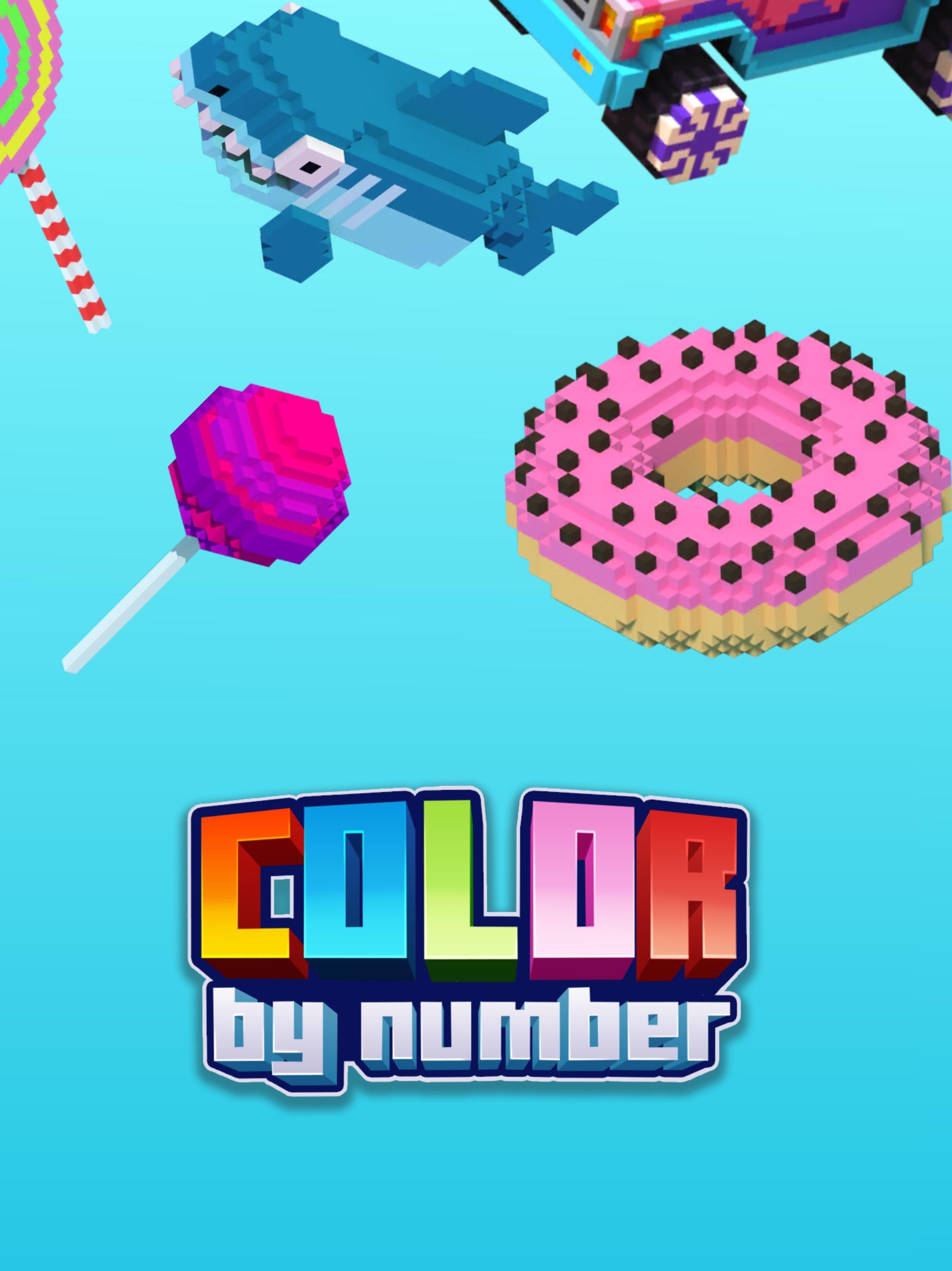 Color by Number - 3D Pixel Art 게임 스크린샷