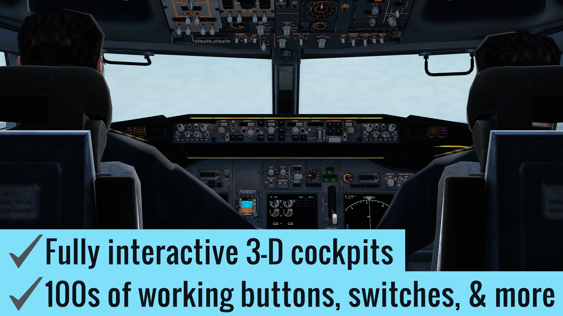 X-Plane Flight Simulatorのキャプチャ